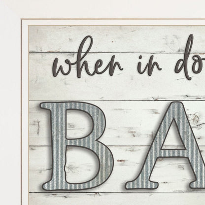 When in Doubt Take a Bath 2 White Framed Print Bathroom Wall Art HomeRoots
