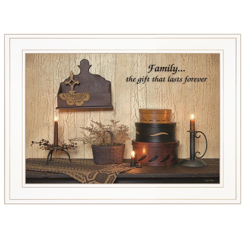Forever Family White Framed Print Wall Art HomeRoots