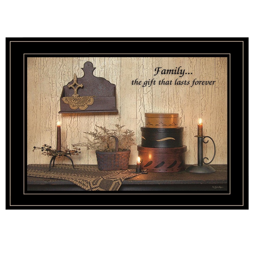 Forever Family 5 Black Framed Print Wall Art HomeRoots