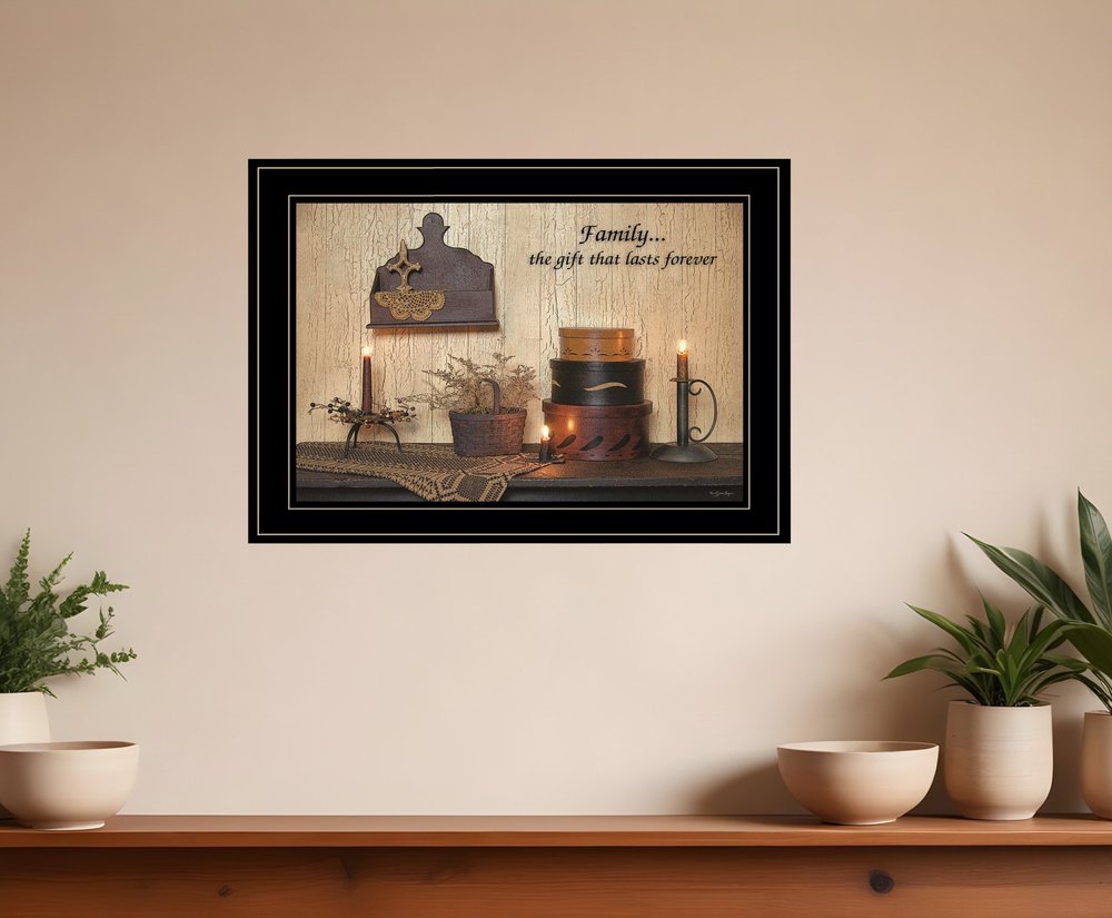 Forever Family 5 Black Framed Print Wall Art HomeRoots