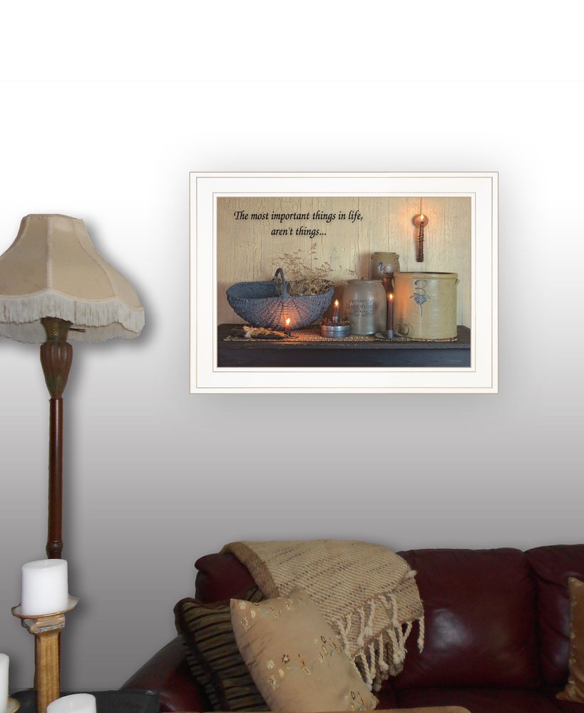 The Most Important Things White Framed Print Wall Art HomeRoots