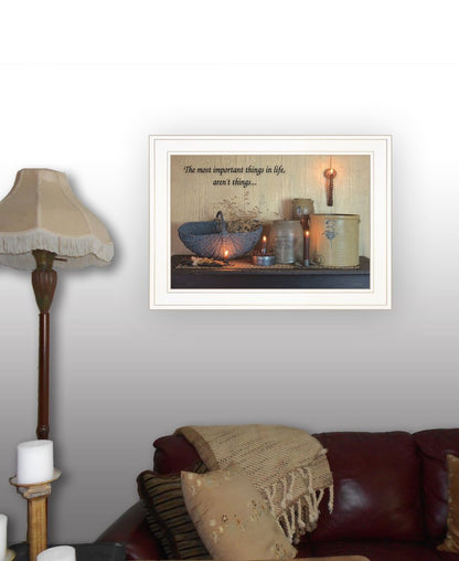 The Most Important Things White Framed Print Wall Art HomeRoots