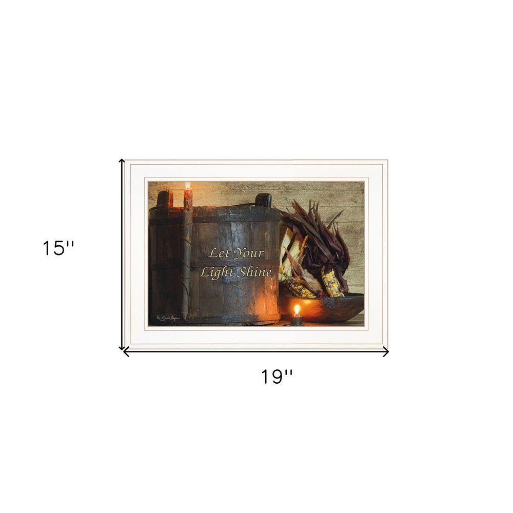 Indian Corn 2 White Framed Print Wall Art HomeRoots