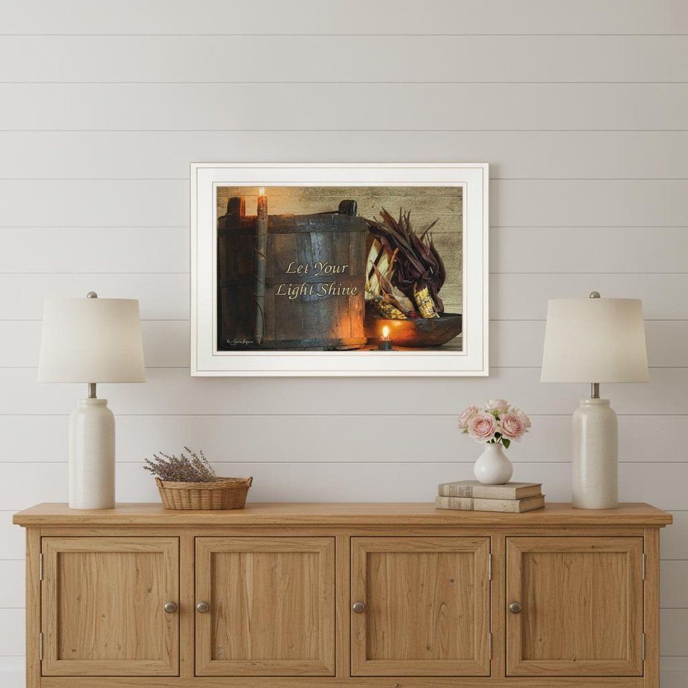 Indian Corn 2 White Framed Print Wall Art HomeRoots