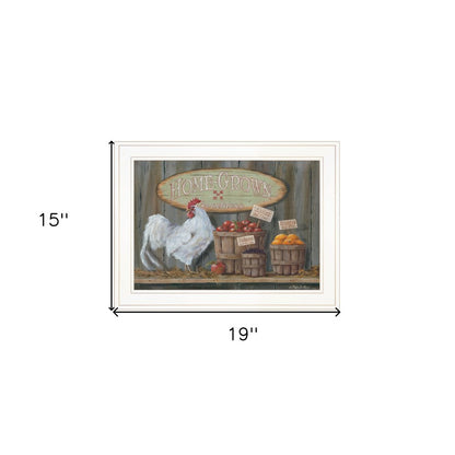 Home Grown 2 White Framed Print Wall Art HomeRoots