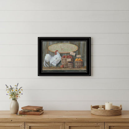 Home Grown 3 Black Framed Print Wall Art HomeRoots