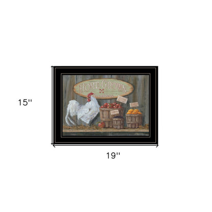 Home Grown 3 Black Framed Print Wall Art HomeRoots