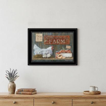 Fresh from the Farm 3 Black Framed Print Wall Art HomeRoots