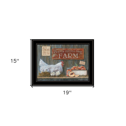 Fresh from the Farm 3 Black Framed Print Wall Art HomeRoots