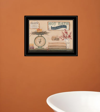 Hot Bath 17 Black Framed Print Bathroom Wall Art HomeRoots