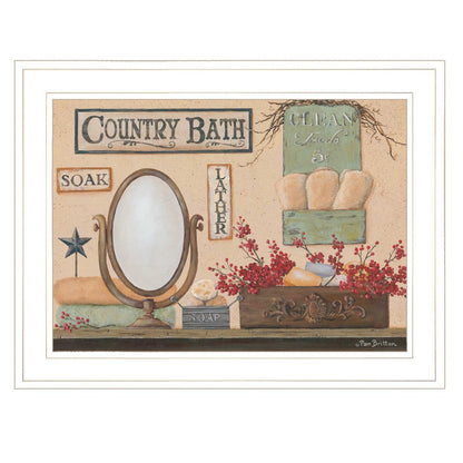 Country Bath 11 White Framed Print Bathroom Wall Art HomeRoots