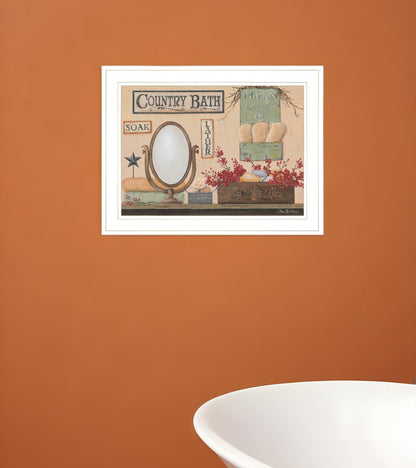 Country Bath 11 White Framed Print Bathroom Wall Art HomeRoots