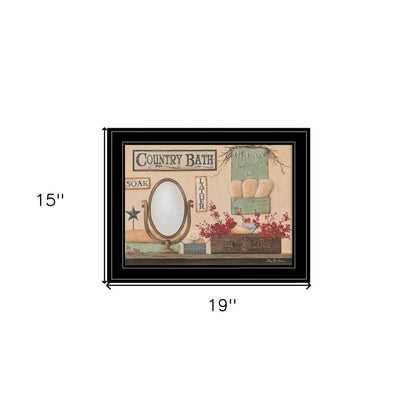 Country Bath 12 Black Framed Print Bathroom Wall Art HomeRoots