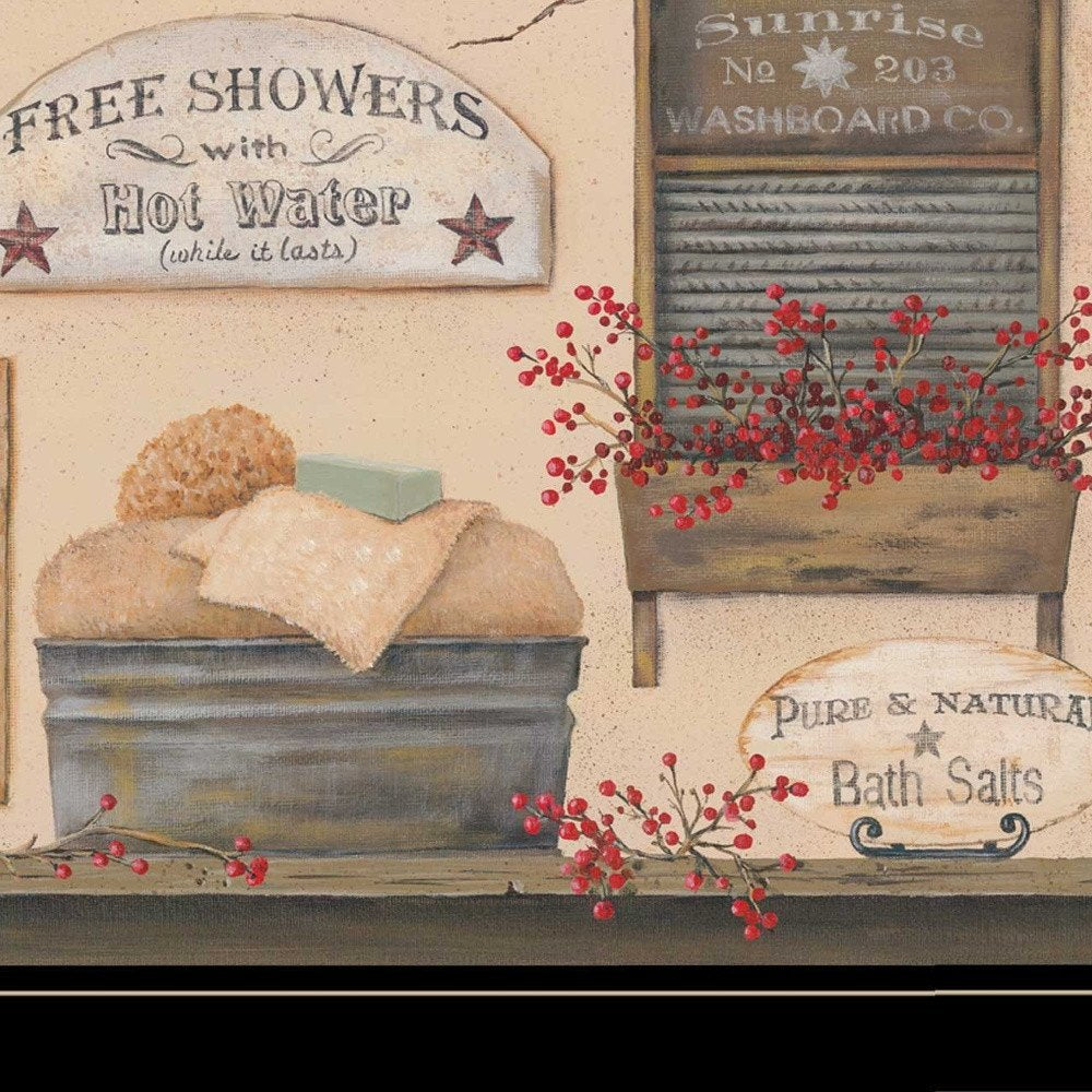 Free Showers 3 Black Framed Print Bathroom Wall Art HomeRoots