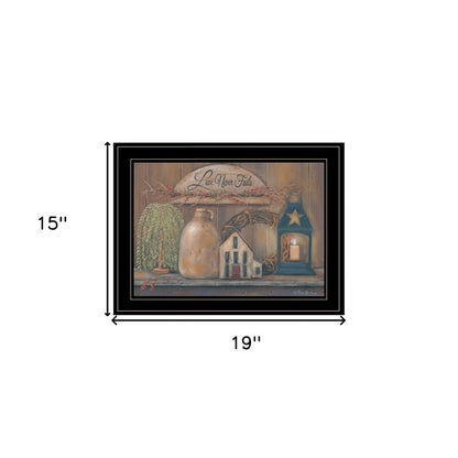 Love Never Fails 6 Black Framed Print Wall Art HomeRoots