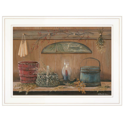 Treasures on the Shelf I 2 White Framed Print Wall Art HomeRoots