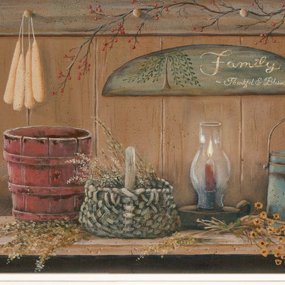 Treasures on the Shelf I 2 White Framed Print Wall Art HomeRoots