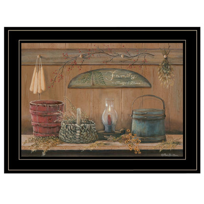 Treasures on the Shelf I 3 Black Framed Print Wall Art HomeRoots