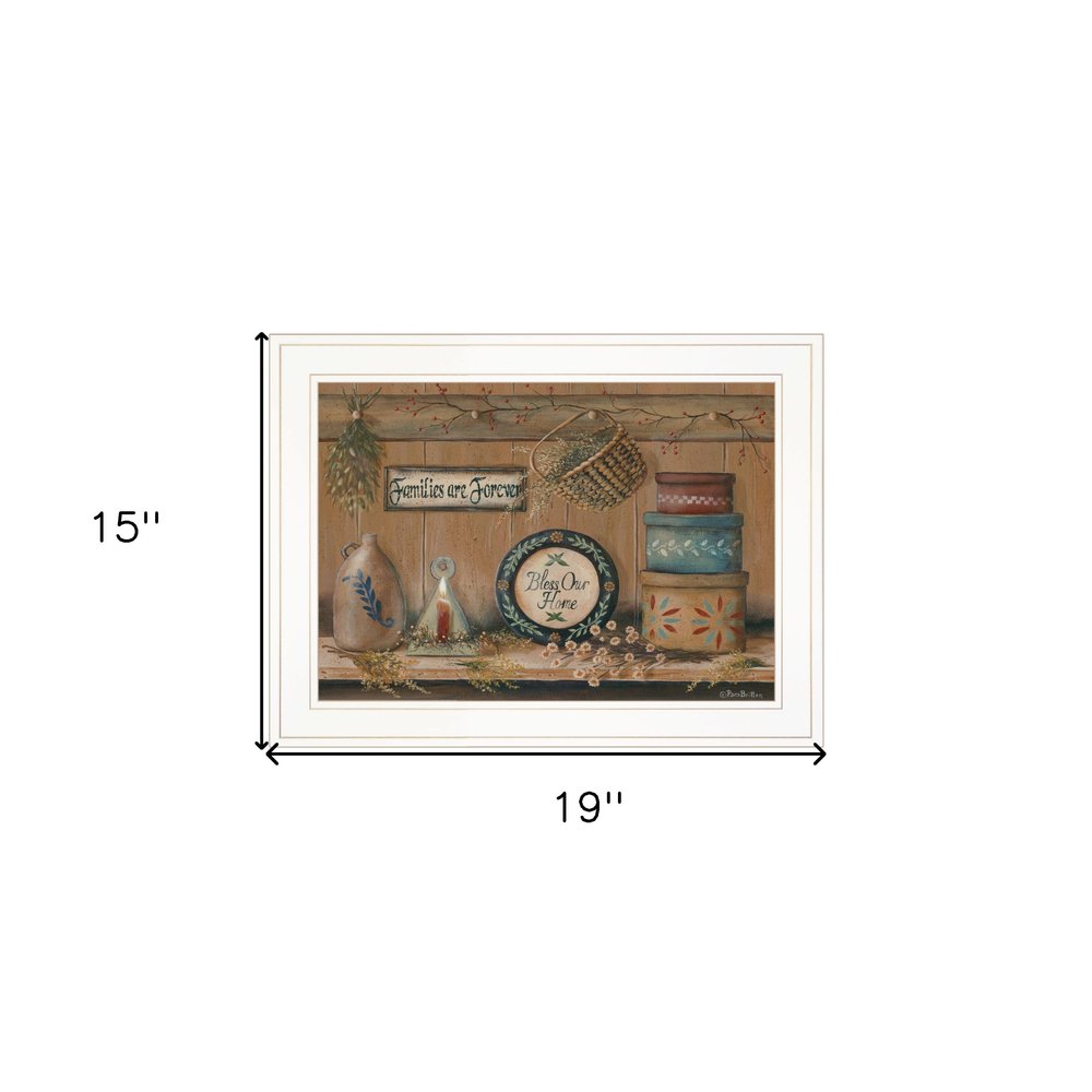 Treasures on the Shelf II 2 White Framed Print Wall Art HomeRoots