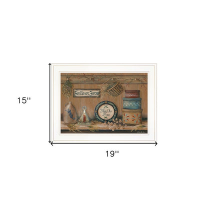 Treasures on the Shelf II 2 White Framed Print Wall Art HomeRoots