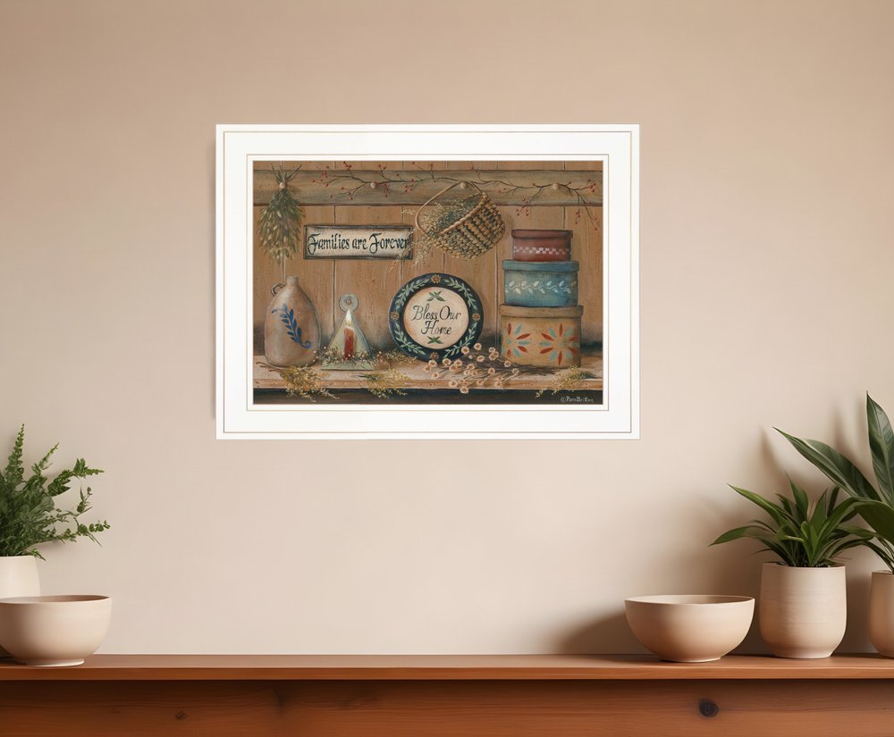 Treasures on the Shelf II 2 White Framed Print Wall Art HomeRoots