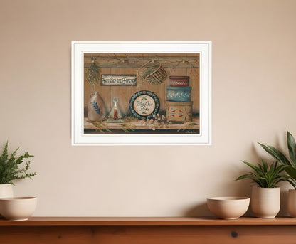 Treasures on the Shelf II 2 White Framed Print Wall Art HomeRoots