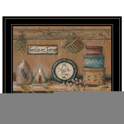 Treasures on the Shelf II 3 Black Framed Print Wall Art HomeRoots