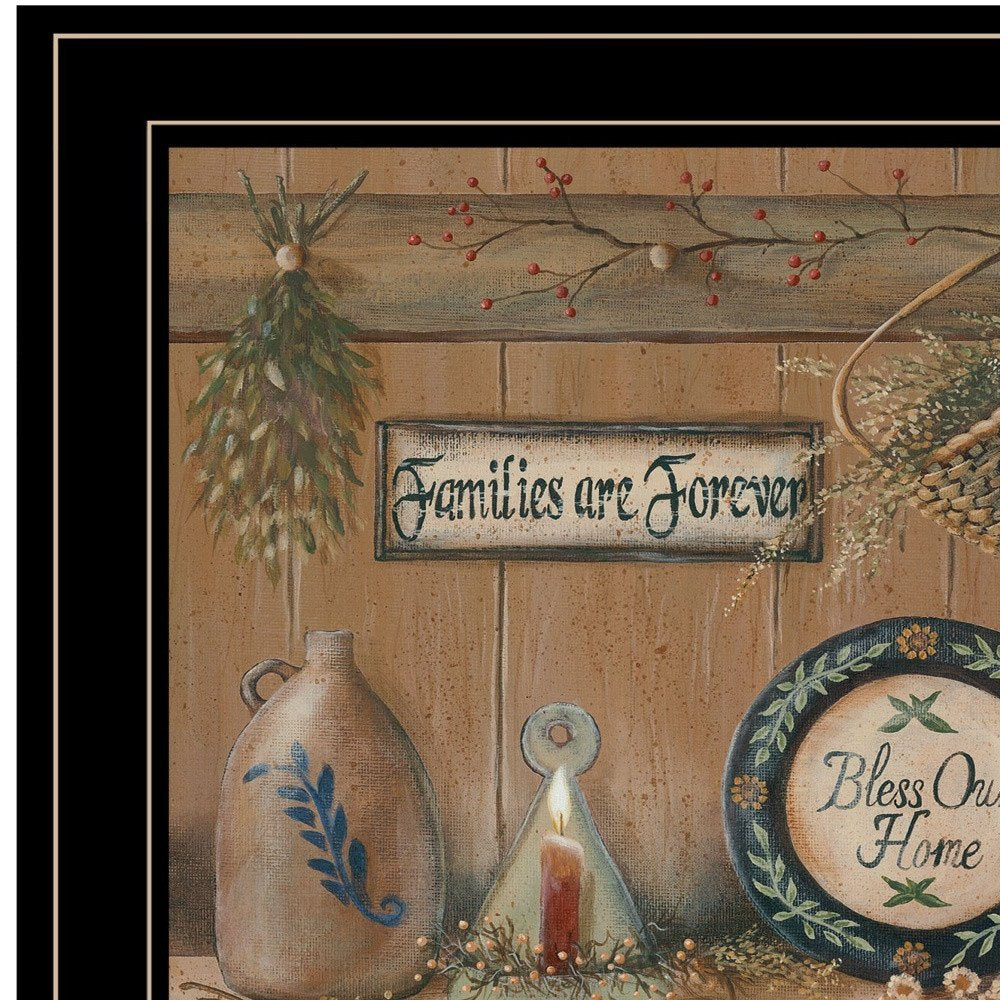 Treasures on the Shelf II 3 Black Framed Print Wall Art HomeRoots