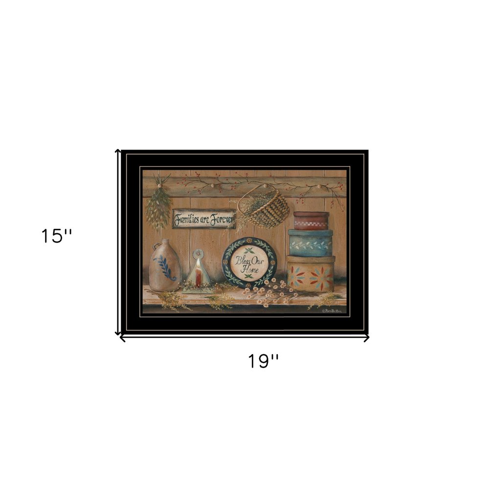Treasures on the Shelf II 3 Black Framed Print Wall Art HomeRoots