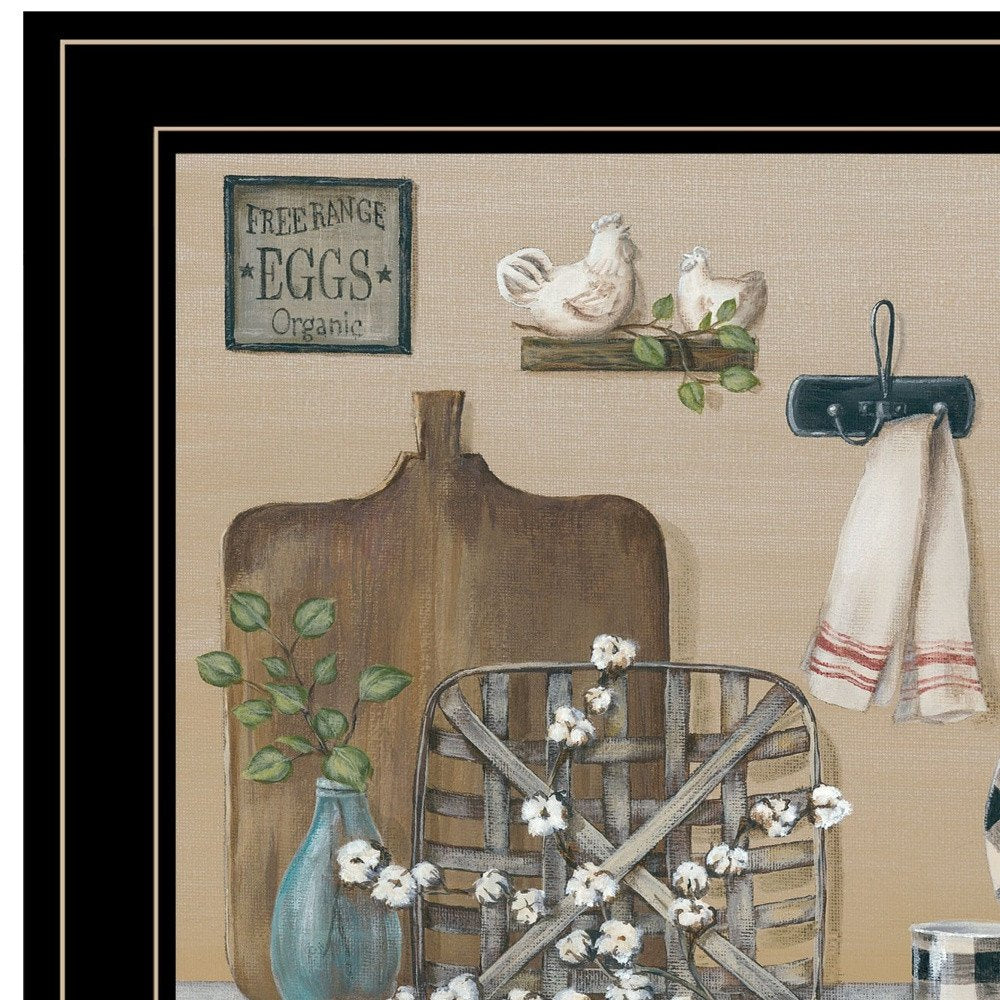 Farmhouse Kitchen Black Framed Print Kitchen Wall Art HomeRoots
