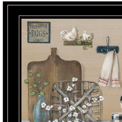 Farmhouse Kitchen Black Framed Print Kitchen Wall Art HomeRoots