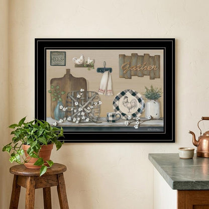 Farmhouse Kitchen Black Framed Print Kitchen Wall Art HomeRoots