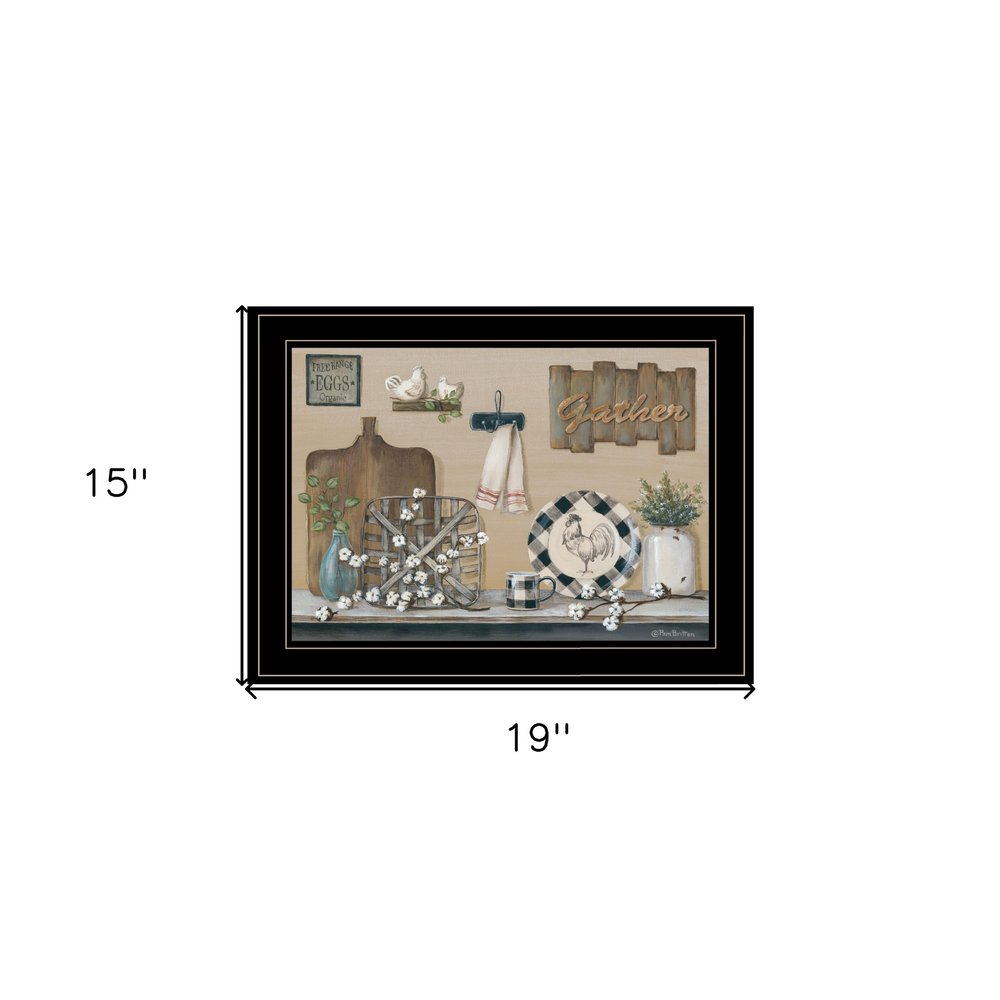 Farmhouse Kitchen Black Framed Print Kitchen Wall Art HomeRoots