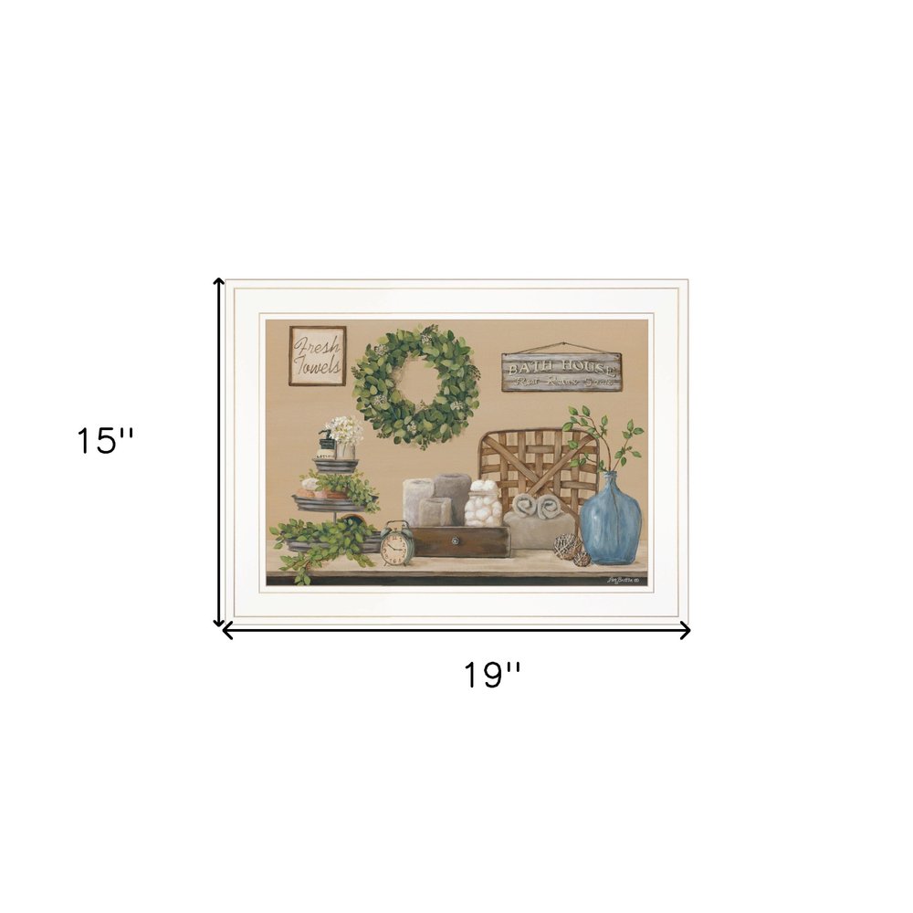 Farmhouse Bath I 2 White Framed Print Bathroom Wall Art HomeRoots