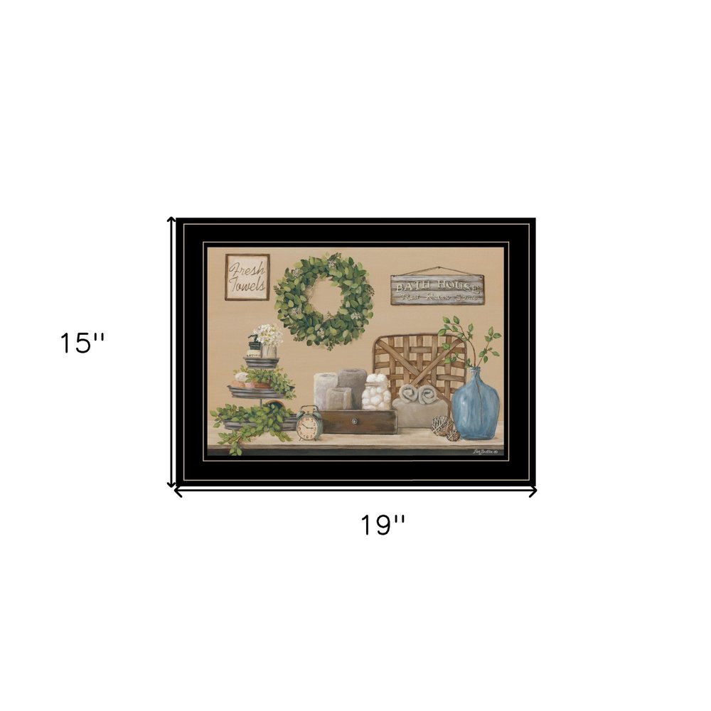 Farmhouse Bath I 3 Black Framed Print Bathroom Wall Art HomeRoots