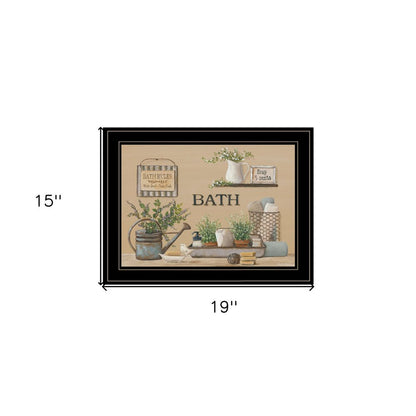 Farmhouse Bath Black Framed Print Bathroom Wall Art HomeRoots