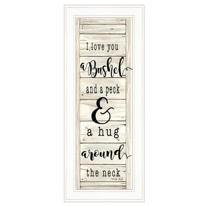 Hugs Collection 1 White Framed Print Wall Art HomeRoots