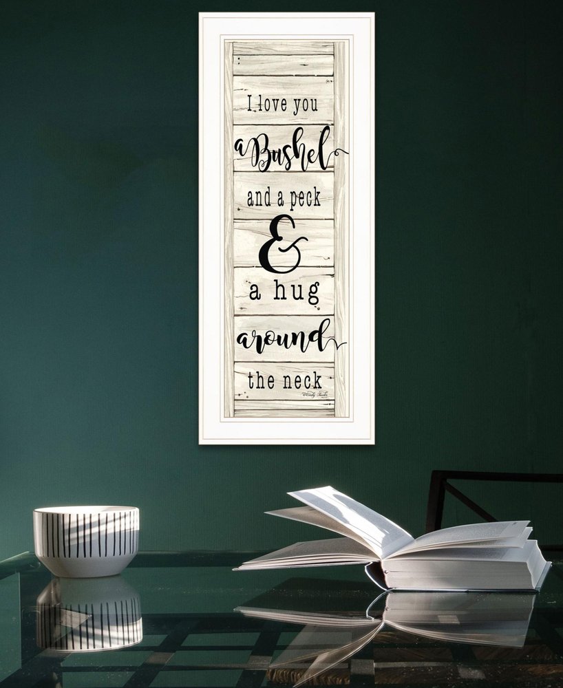 Hugs Collection 1 White Framed Print Wall Art HomeRoots