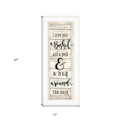 Hugs Collection 1 White Framed Print Wall Art HomeRoots
