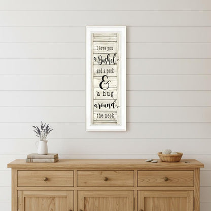 Hugs Collection 1 White Framed Print Wall Art HomeRoots