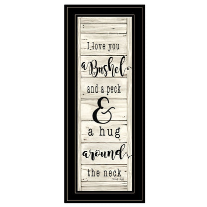 Hugs Collection 2 Black Framed Print Wall Art HomeRoots