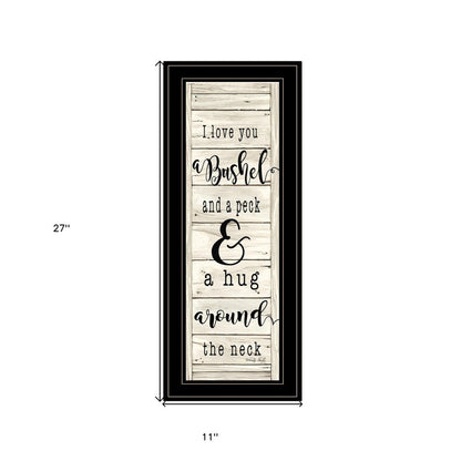 Hugs Collection 2 Black Framed Print Wall Art HomeRoots