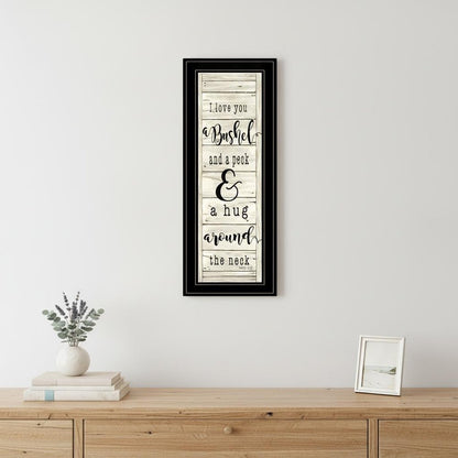 Hugs Collection 2 Black Framed Print Wall Art HomeRoots