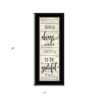 Be Grateful Collection 2 Black Framed Print Wall Art HomeRoots