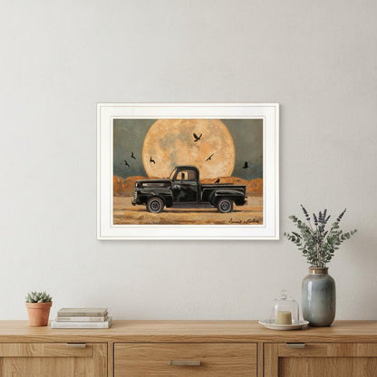 Harvest Moon 3 White Framed Print Kitchen Wall Art HomeRoots