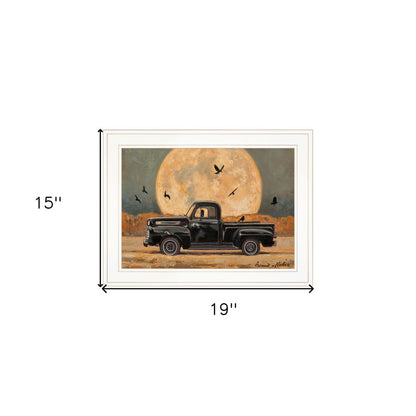 Harvest Moon 3 White Framed Print Kitchen Wall Art HomeRoots