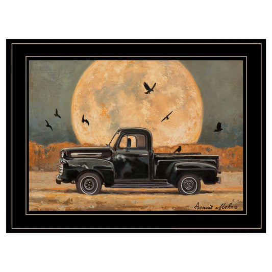 Harvest Moon 4 Black Framed Print Kitchen Wall Art HomeRoots