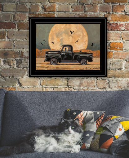 Harvest Moon 4 Black Framed Print Kitchen Wall Art HomeRoots