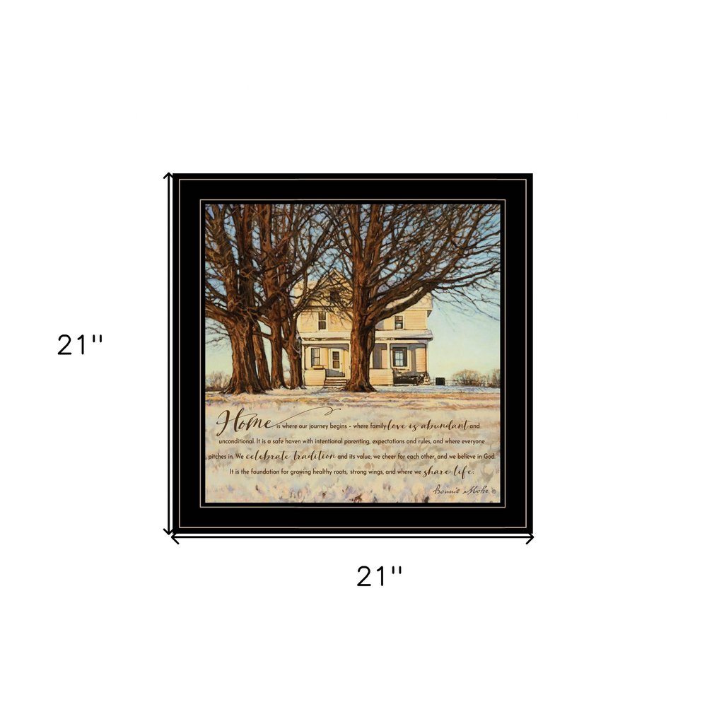 Home 2 Black Framed Print Wall Art HomeRoots
