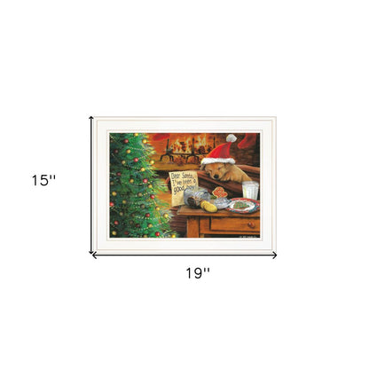 Ive Been A Good Boy 2 White Framed Print Wall Art HomeRoots